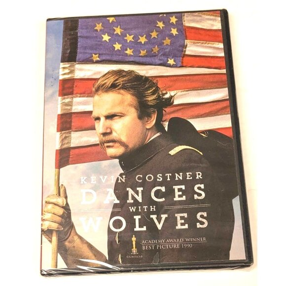 Kevin Costner "Dances With Wolves" DVD 1990 Academy Award Best Picture Sealed - Picture 1 of 2
